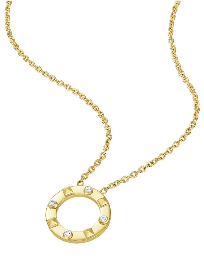 POLICE Necklace For Women Gold Plating With CrystalsPEJLN0001604