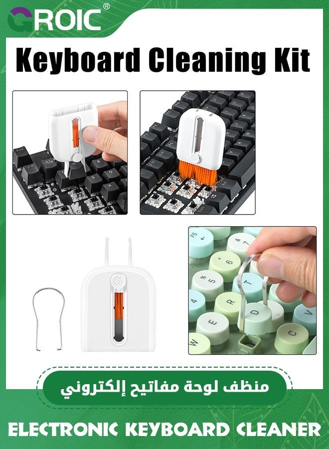 GROIC Black Electronic Keyboard Cleaner for MacBook Pro iPhone, Computer Laptop Tablet PC Car Flat Screen Cleaning Spray Brush Pen Smart TV Phone Camera Lens, Cool Office Desk Gadgets Gifts  - Image 3