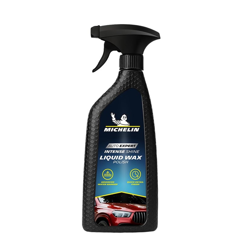 Michelin Liquid Wax Polish 500ml Deep Gloss Shine & Paint Protection From UV | Hydrophobic Formula Repels Water & Dirt | Easy Application & Long-Lasting Finish Safe on Clear Coat & All Paint Types - Image 1