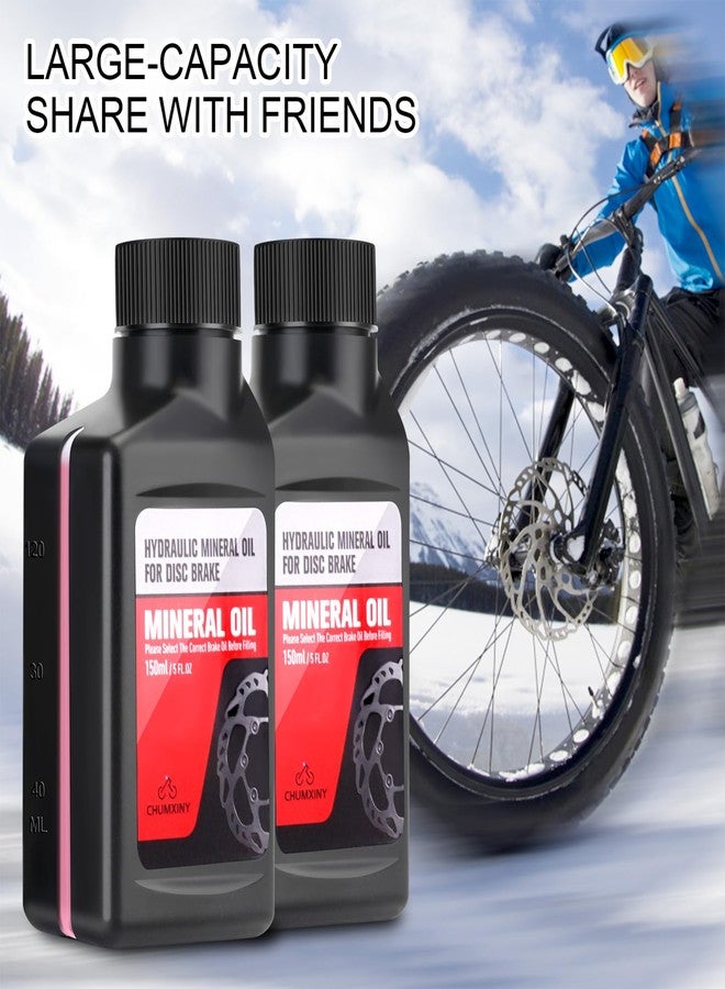 CHUMXINY Mineral Oi, 300ML Mineral Oil Brake Fluid for Shimano, Tektro and TRP Series Hydraulic Disc Brakes - Image 2