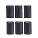 Mega Candles 6 pcs Unscented Black Round Pillar Candle | Hand Poured Premium Wax Candles 2" x 3" | For Home DÃƒÂ©cor, - Image 2