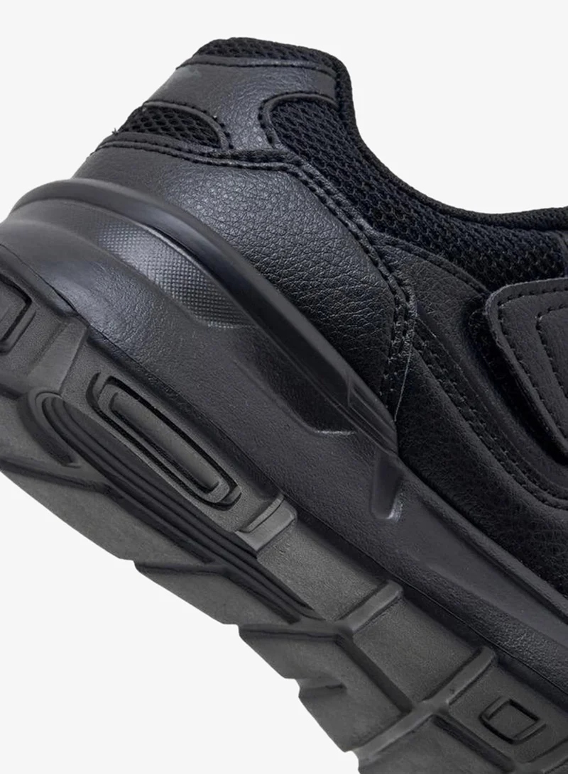 Kangaroos BLACK Boys Hook & Loop School Sports Shoes for Men | Best Price UAE