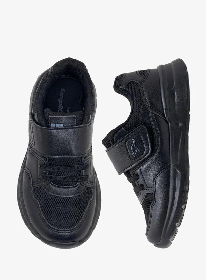 Kangaroos BLACK Boys Hook & Loop School Sports Shoes for Men | Best Price UAE