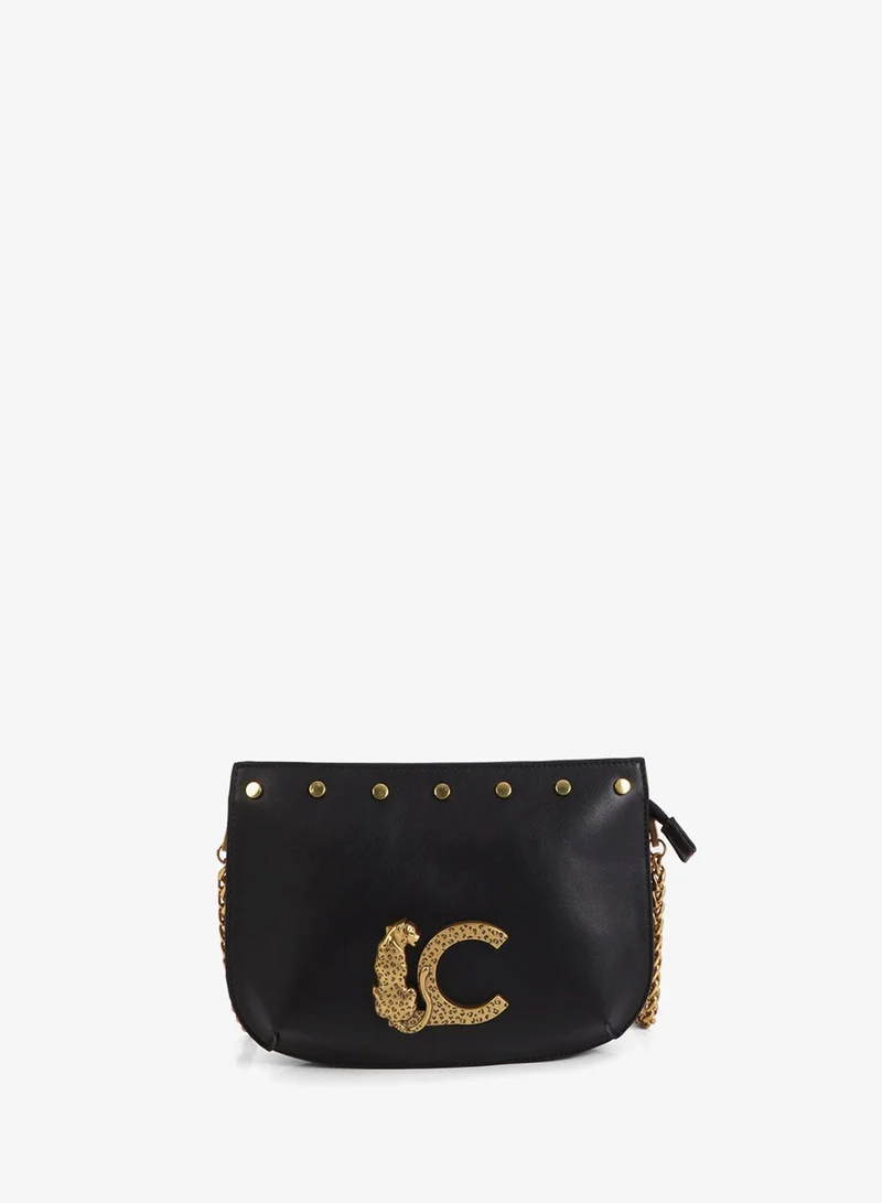 لولا كساديمونت Black Studded Shoulder Bag