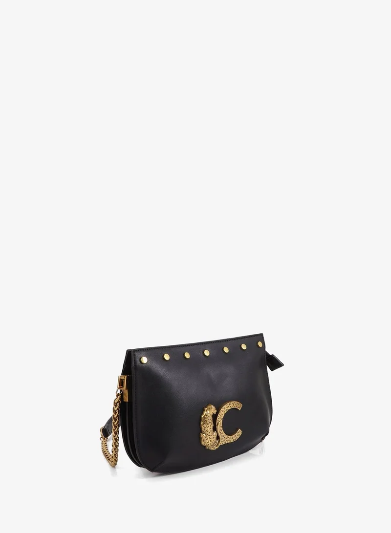 لولا كساديمونت Black Studded Shoulder Bag