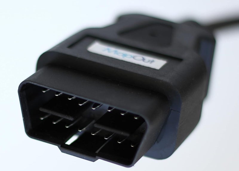 MapOut24 Obd connector cable OBD2 Male Connector cable OBD Diagnostic Extension wire Cable length two meter 16 core cable open plug wire 16 pin obd ultra male connector with wire SMPL062 - Image 3