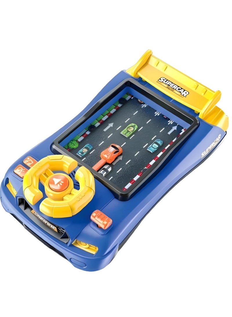 Steering Wheel Toy Car Interactive Driving Kids Gift Educational Learning Musical Sounding with Time 