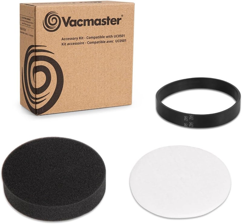 Vacmaster 520969 PreFilters and Replacement Belt for Bagless Upright Vacuum Cleaner UC0501 - Image 1