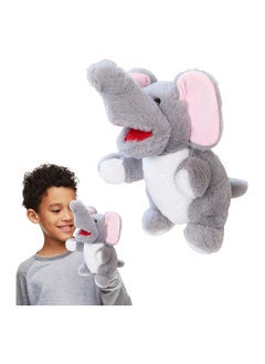 General Hand puppet, cute and soft animal plush toy |Removable mouth plush toy for pretend play, baby plush toy for performance theater, birthday gift  - Image 1