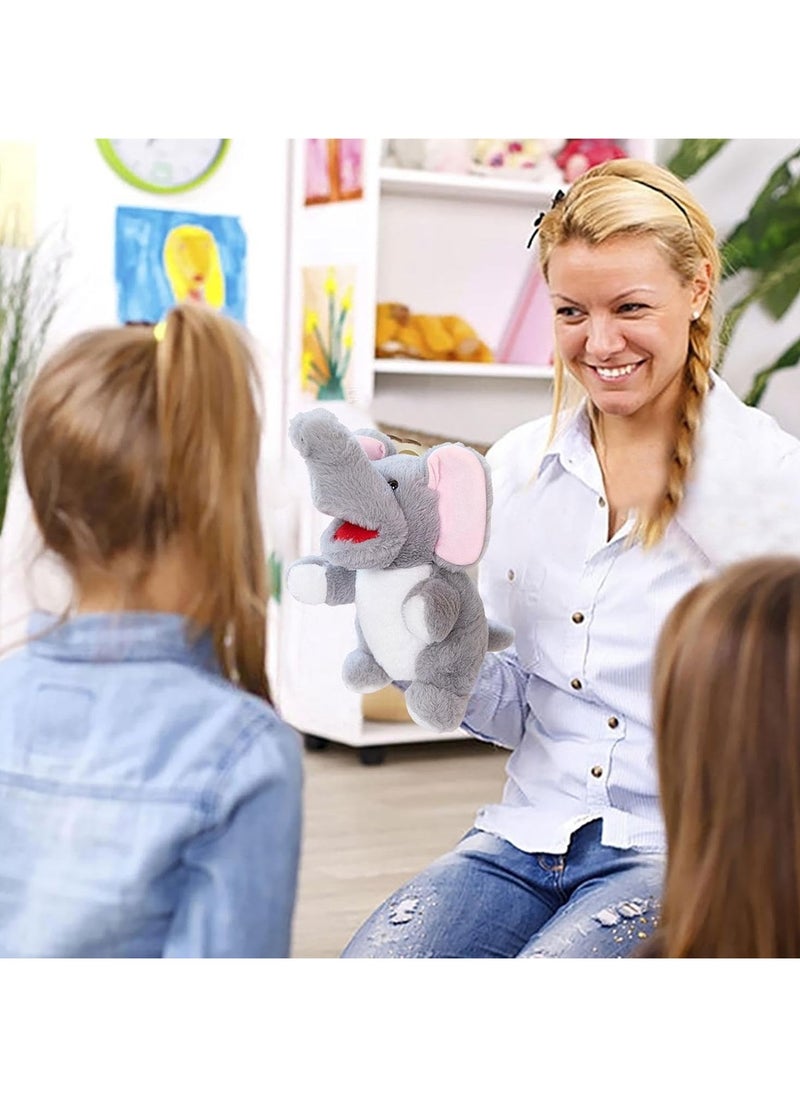 General - Hand puppet, cute and soft animal plush toy |Removable mouth plush toy for pretend play, baby plush toy for performance theater, birthday gift - Image 1