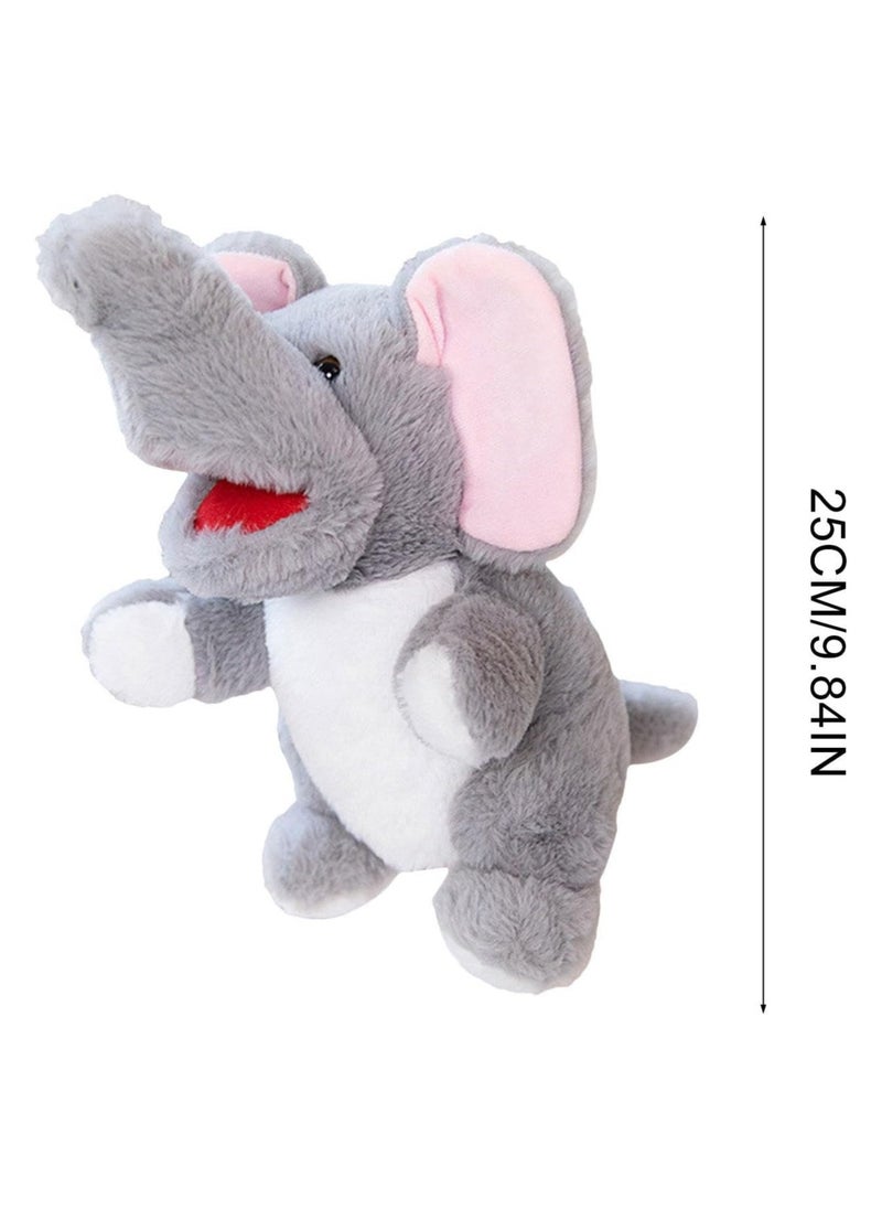 General - Hand puppet, cute and soft animal plush toy |Removable mouth plush toy for pretend play, baby plush toy for performance theater, birthday gift - Image 1
