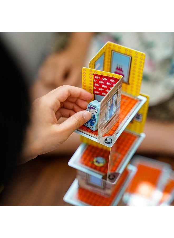 HABA Rhino Hero Game - Card Games for Kids, Ideal for Ages 5 & up - The Heroic Rhino Hero Stacking Card Game Adventure - Triple Award Winner - Image 5