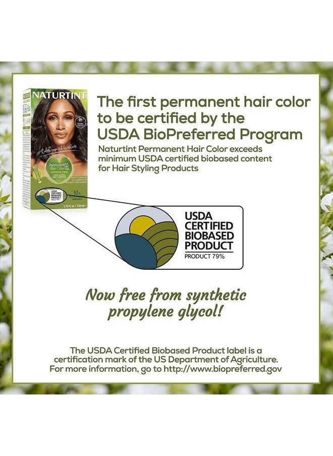 NATURTINT Permanent Hair Color 4N Natural Chestnut (Pack of 6), Ammonia Free, Vegan, Cruelty Free, up to 100% Gray Coverage, Long Lasting Results  - Image 4