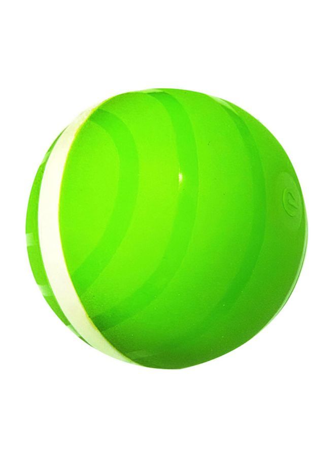 NIBEMINENT Interactive Rolling Flash Ball Toy Green/White 7x7cm - Image 1