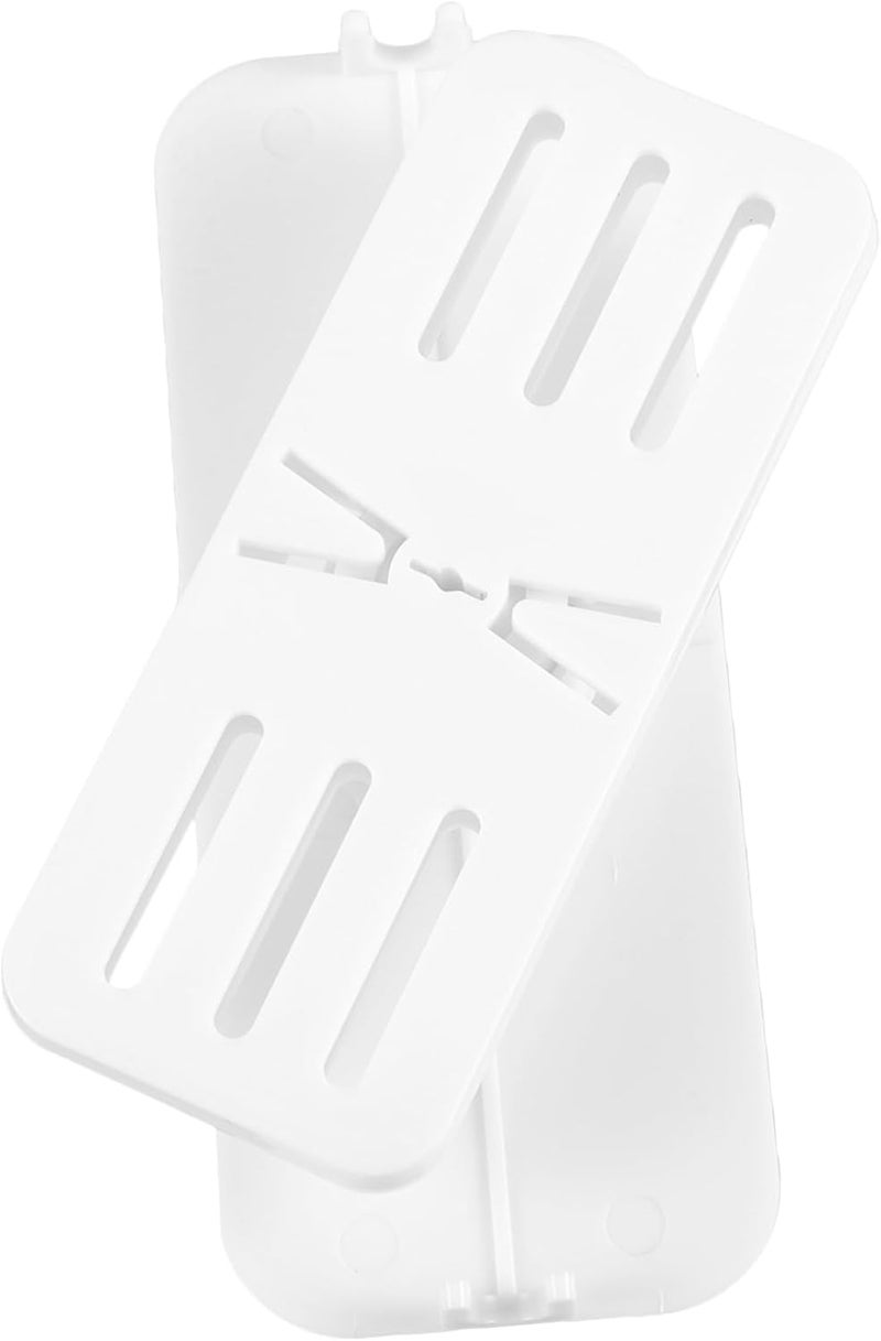 POPETPOP Wall Socket Fixer Upgraded Strip Holder with Wire Wrapping Design Self Adhesive and Wall Mounted for Clutter Organization Home and Office - Image 1