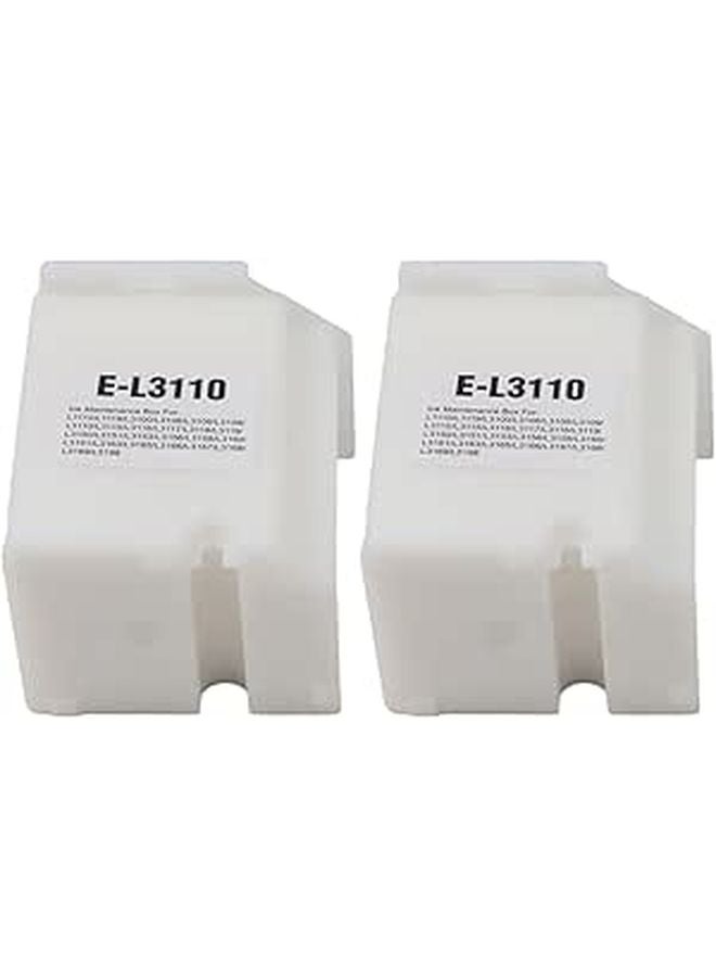 2 مجموعة استبدال إسفنجة حبر النفايات مع صندوق الصيانة لطابعات إبسون - Image 1