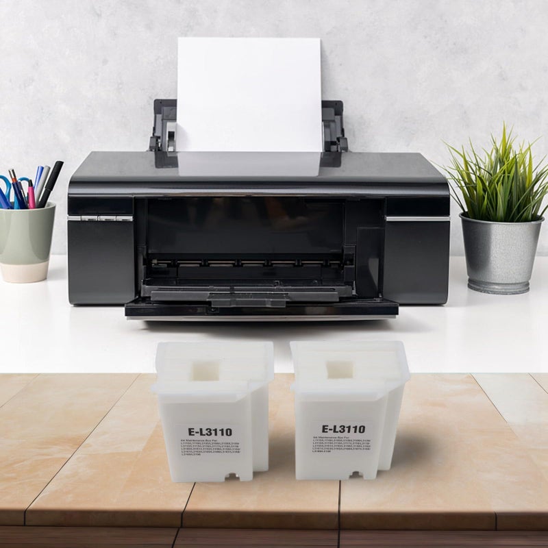 2 مجموعة استبدال إسفنجة حبر النفايات مع صندوق الصيانة لطابعات إبسون - Image 4