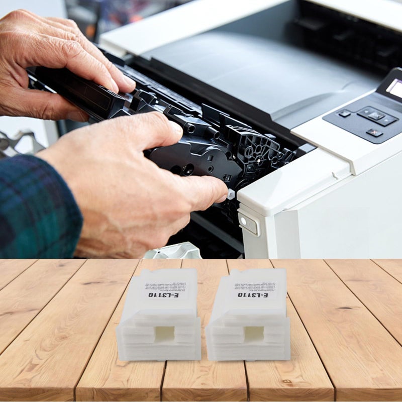 2 مجموعة استبدال إسفنجة حبر النفايات مع صندوق الصيانة لطابعات إبسون - Image 3