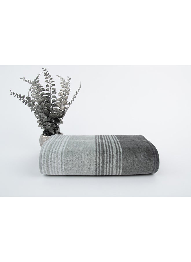 Towel Zooni 500 Gsm 100% Cotton-Pile To Pile Velor Stripe1 Hand  50X90 CmSoft Touch Extra Absorbent-Grey - pzsku/Z37ADE6AD558077AC82C0Z/45/_/1718005462/e2a950ac-44bb-4670-be41-e34226431535