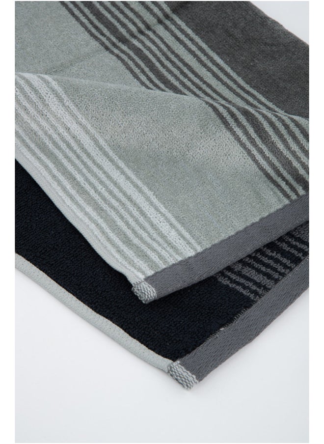 Towel Zooni 500 Gsm 100% Cotton-Pile To Pile Velor Stripe1 Hand  50X90 CmSoft Touch Extra Absorbent-Grey - pzsku/Z37ADE6AD558077AC82C0Z/45/_/1718005466/f1490370-238b-44f6-81c8-5616a0ff79e1