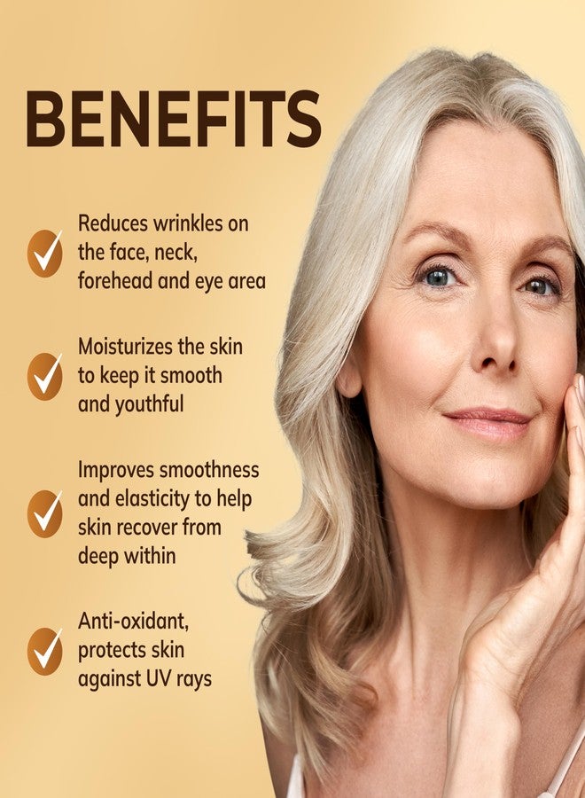 ABERA Gold Anti-Wrinkle Ampoule, Anti-Aging Serum For All Skin Type with Peach Extract and Hyaluronic Acid, Skin Firming & Firming Serum, Hydrating Serum (1 Ampoule) - Image 2