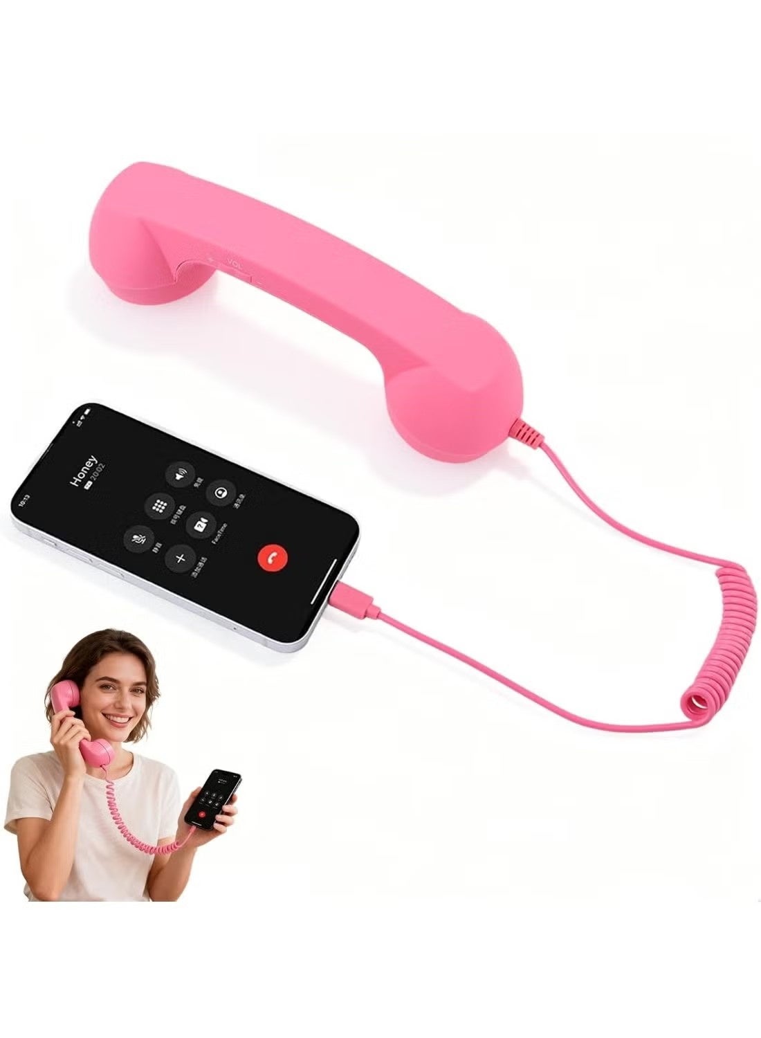 Tagkita Tagkita Retro Phone Handset type-c Z37AE0928FC791D033F29Z