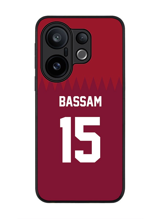 Stylizedd For vivo X200 FE / S30 Pro mini Case,Slim fit Camera Protection, Shockproof Thin Phone cover  - Football - Qatar,  Bassam