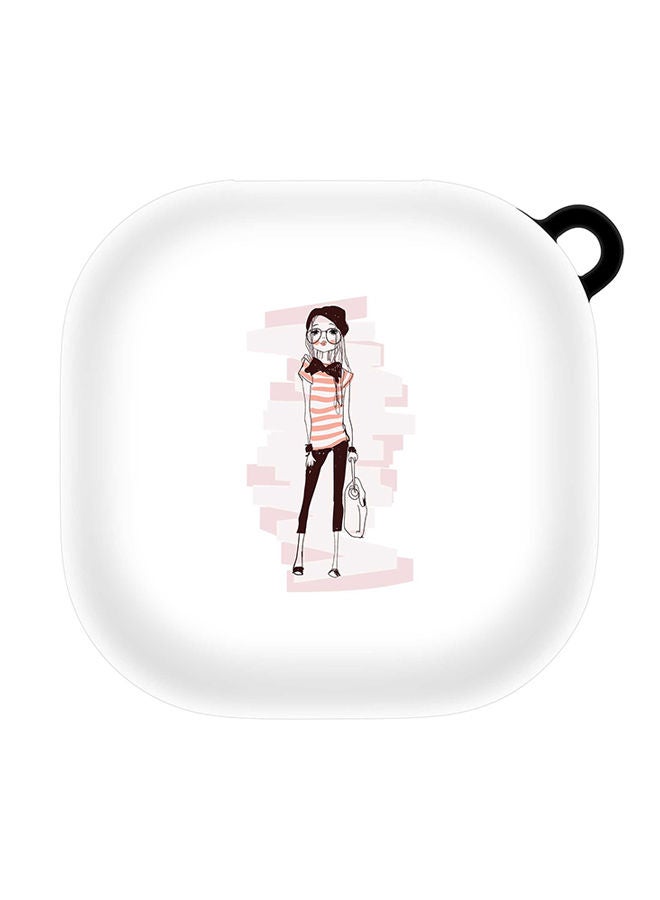 Stylizedd StylePods Custom Case Samsung Galaxy Buds Pro (2021) / Buds Live Case With Anti-Lost Keychain - Style Queen  - Image 1