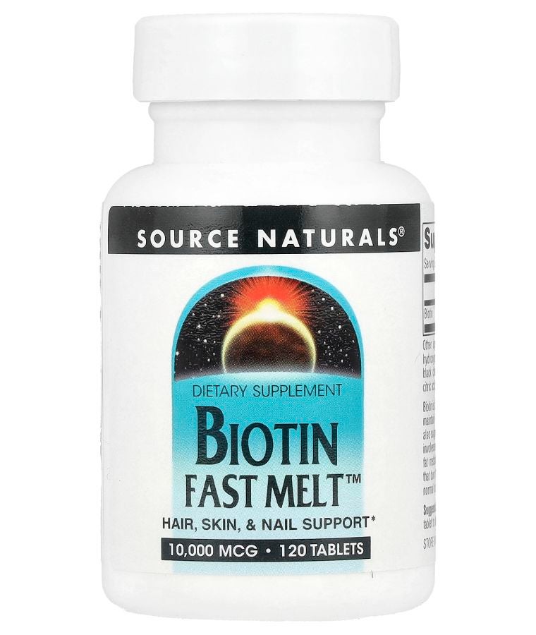 Biotin Fast Melt™ 10000 mcg 120 Tablets