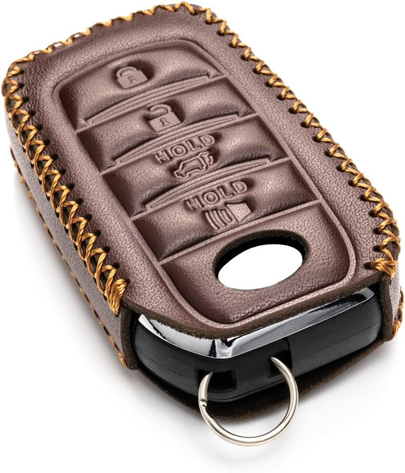 Vitodeco Genuine Leather Smart Key Fob Case for Toyota - Image 3