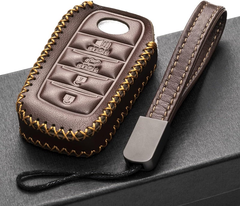 Vitodeco Genuine Leather Smart Key Fob Case for Toyota - Image 5