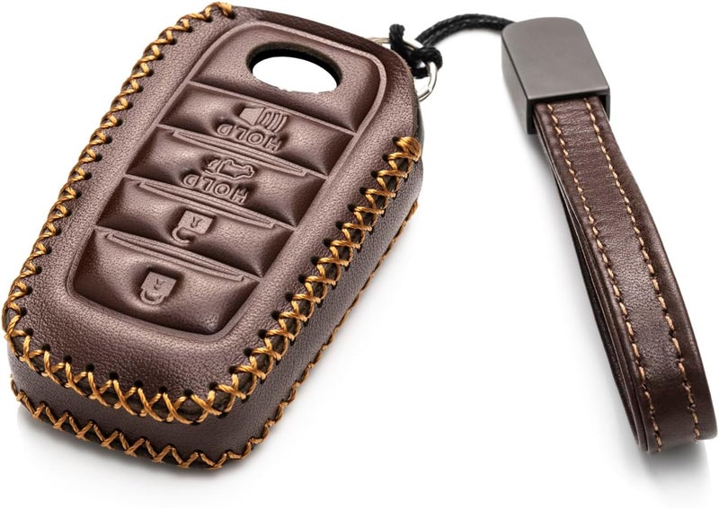 Vitodeco Genuine Leather Smart Key Fob Case for Toyota - Image 2