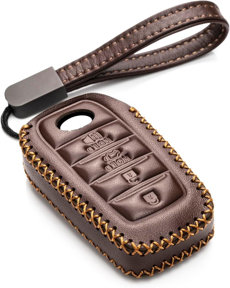 Vitodeco Genuine Leather Smart Key Fob Case for Toyota - Image 1