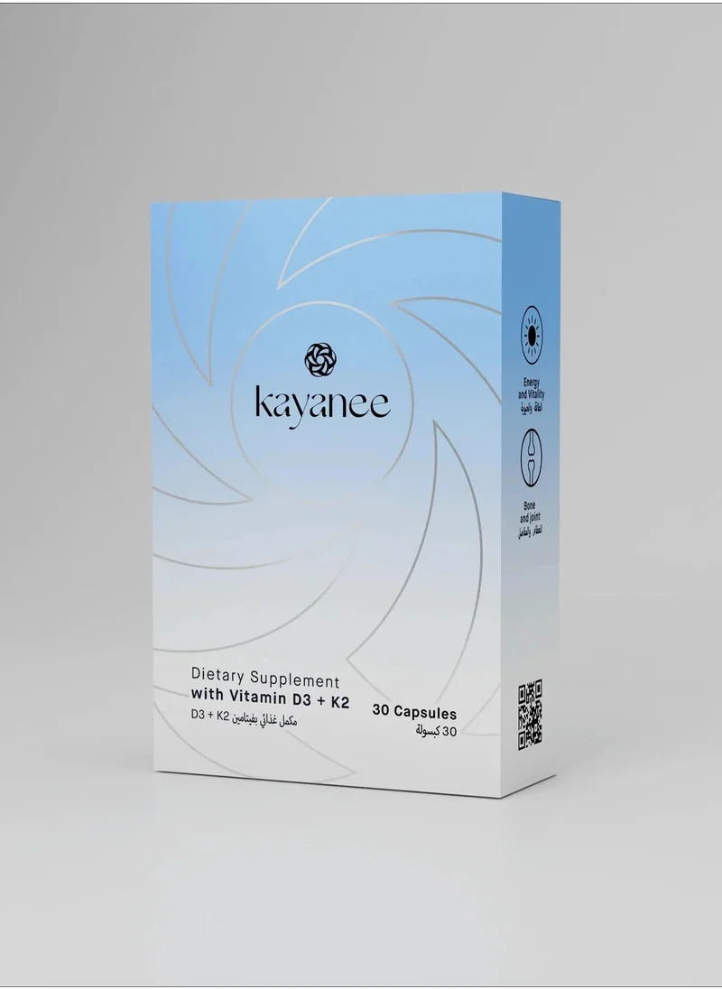 Kayanee Dietary Supplement with Vitamin D3 + K2