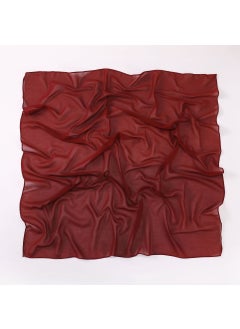 Elegant Chiffon Hijab Scarf Pearlescent Wine red