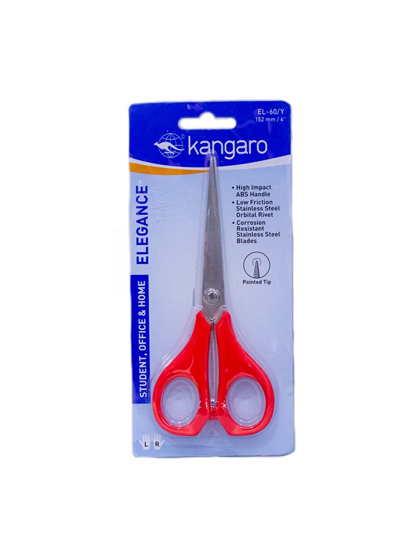 Kangaro مقص أنيق قطعة واحدة بطول 152 مم بألوان متنوعة - Image 4