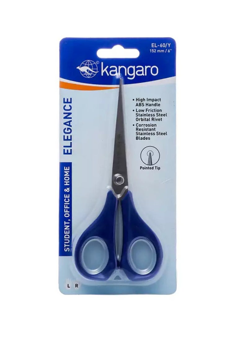 Kangaro مقص أنيق قطعة واحدة بطول 152 مم بألوان متنوعة - Image 1