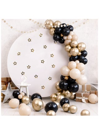 Black Balloons Different Sizes 105pcs 5/10/12/18 Inches for Garland Arch, Premium Party Latex Balloons for Happy New Year Decorations Birthday Wedding Holiday Balloon Party Decoration - view 5