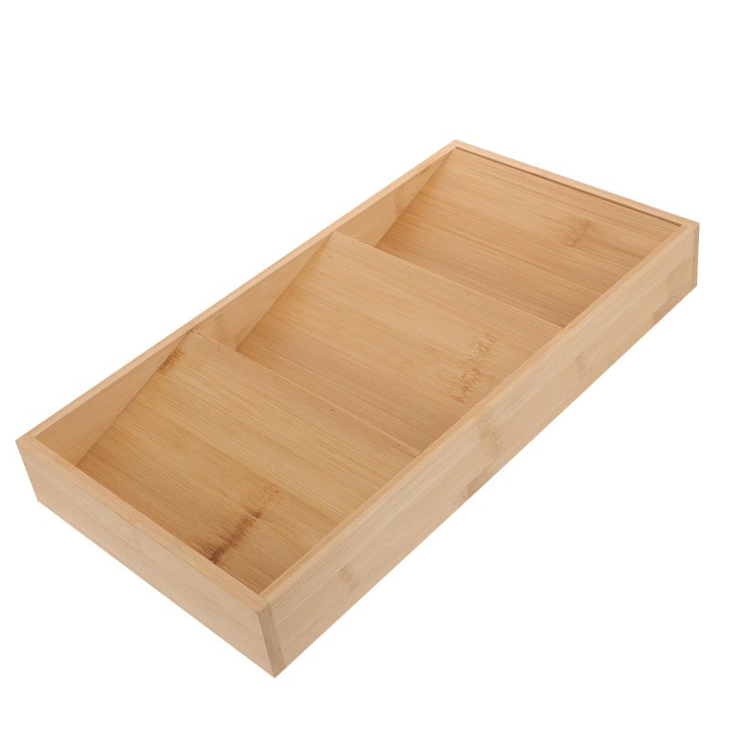 3 Tier Spice Rack Organizer Bamboo Condiment Storage For Kitchen Countertop Cabinet - Image 2