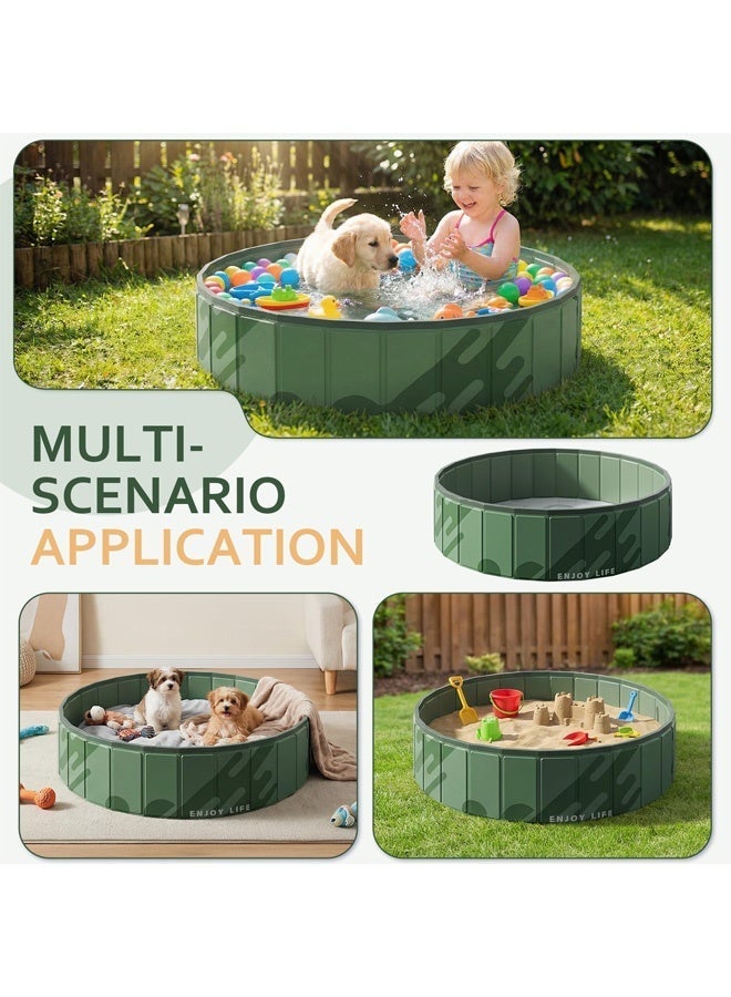 ZERIFAM Foldable Ball Pit Pool, Pet Dog Bath Pool, Kiddie Ball Pool Pool, Portable Sandbox Swimming Pool Indoor Outdoor Play Activity Center - Image 2