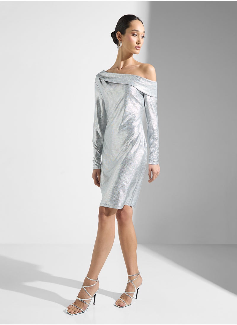 Lauren Ralph Lauren One Shoulder Dress  - Image 1