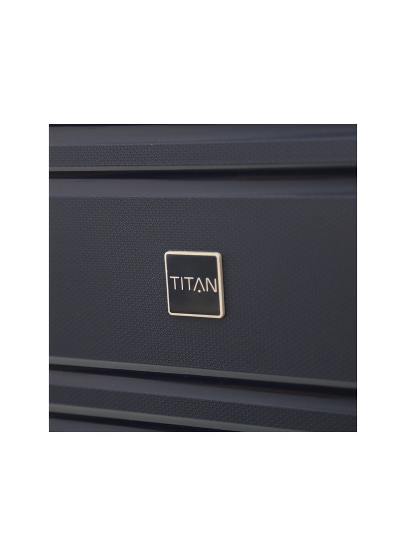TITAN - Hardside Luggage Trolley Bag 4 Pieces Set,Blue (S-20",M-24",L-28",XL-32") - Image 1