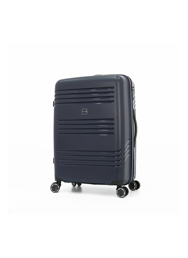 TITAN - Hardside Luggage Trolley Bag 4 Pieces Set,Blue (S-20",M-24",L-28",XL-32") - Image 1