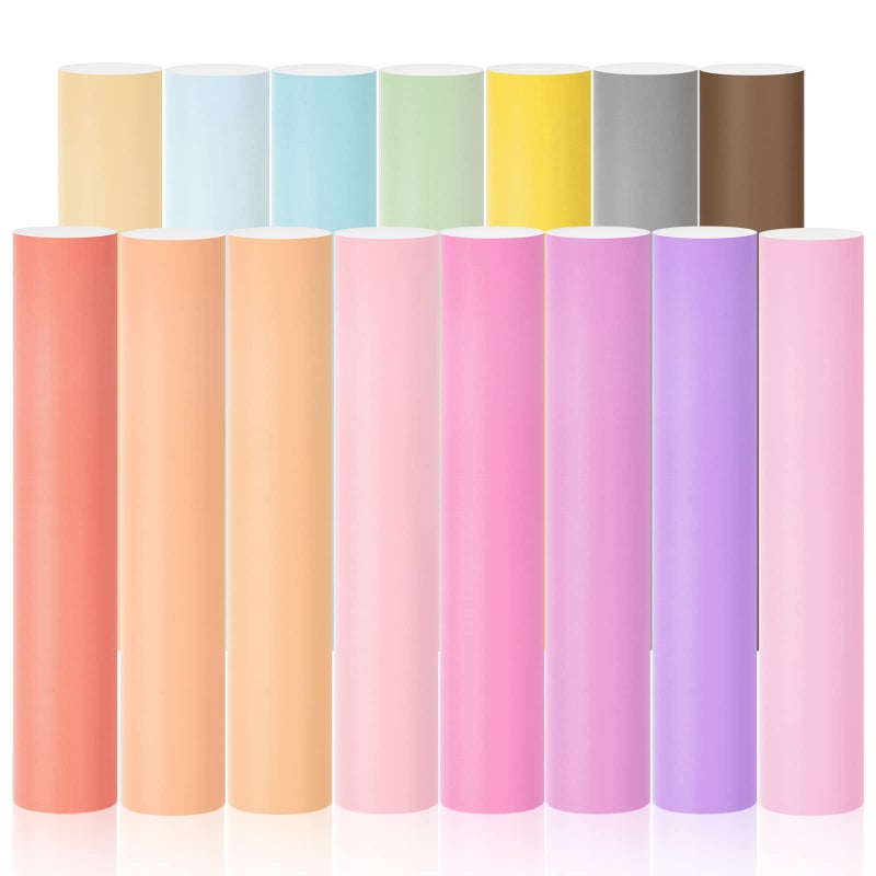 AHIJOY AHIJOY Shimmer Vinyl Bundle Permanent Adhesive 12x12 22 Pack Glitter Adhesive Vinyl Sheets  2 High Tack Transfer Paper Tape Vinyl for Mug Cup DIY Project Party Decoration