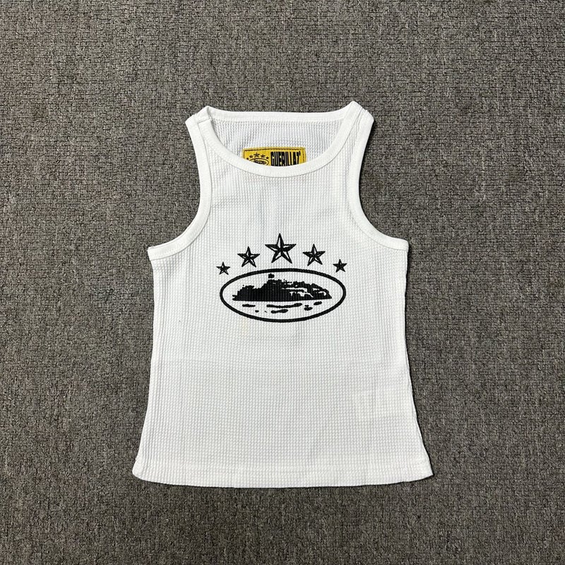 Corteiz Alcatraz Basic Printed Vest Street Fashion Sports Casual Tops For Men And Women - Image 1
