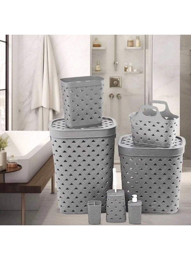 AKSA 7-piece bathroom set
