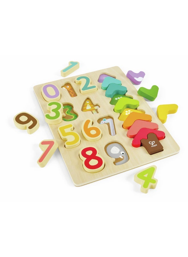 Hape Number Matching Puzzle (9 Pieces) - Image 3