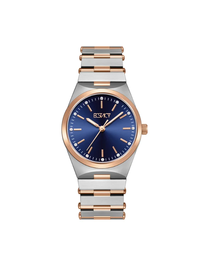 ECSTACY Women's Stainless Steel Analog Watch E24501-KBKN - 30 mm