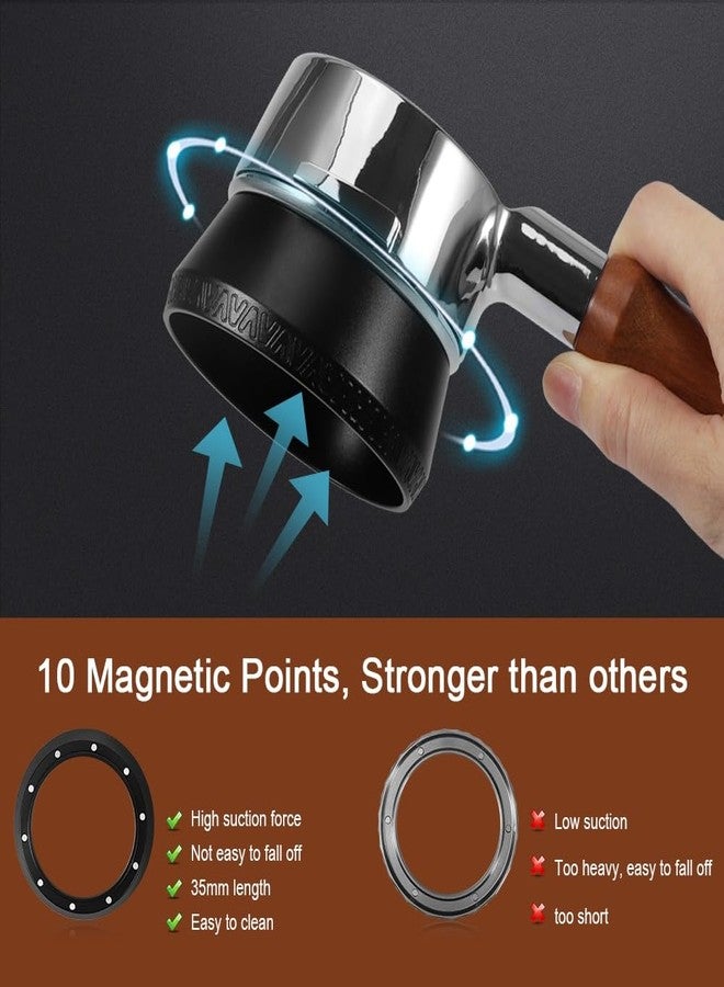 PAMISO Magnetic Dosing Funnel, 53mm Espresso Dosing Funnel Aluminous Alloy Compatible with Breville 53mm Bottomless Portafilter - Image 5