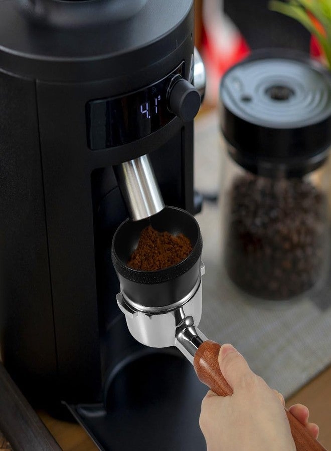PAMISO Magnetic Dosing Funnel, 53mm Espresso Dosing Funnel Aluminous Alloy Compatible with Breville 53mm Bottomless Portafilter - Image 3